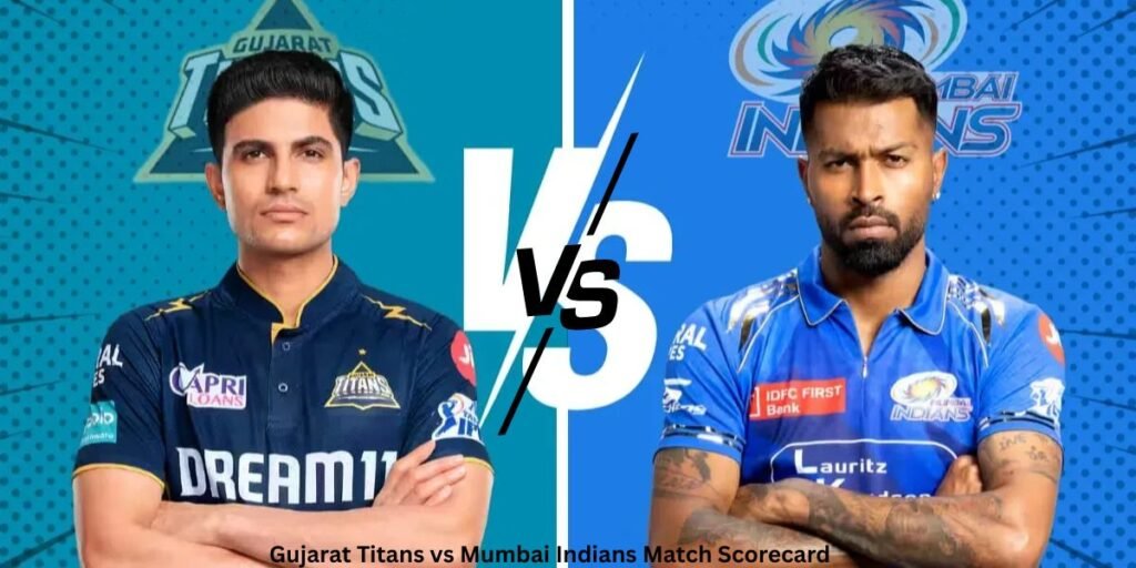 Gujarat Titans vs Mumbai Indians Match Scorecard Eliminator