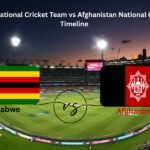 Zimbabwe National Cricket Team vs Afghanistan National Cricket Team Timeline 