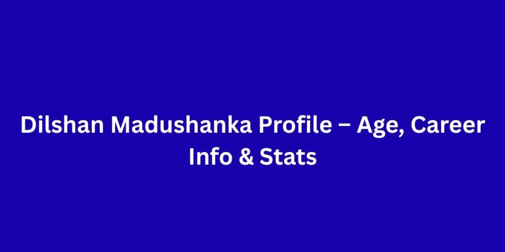Dilshan Madushanka