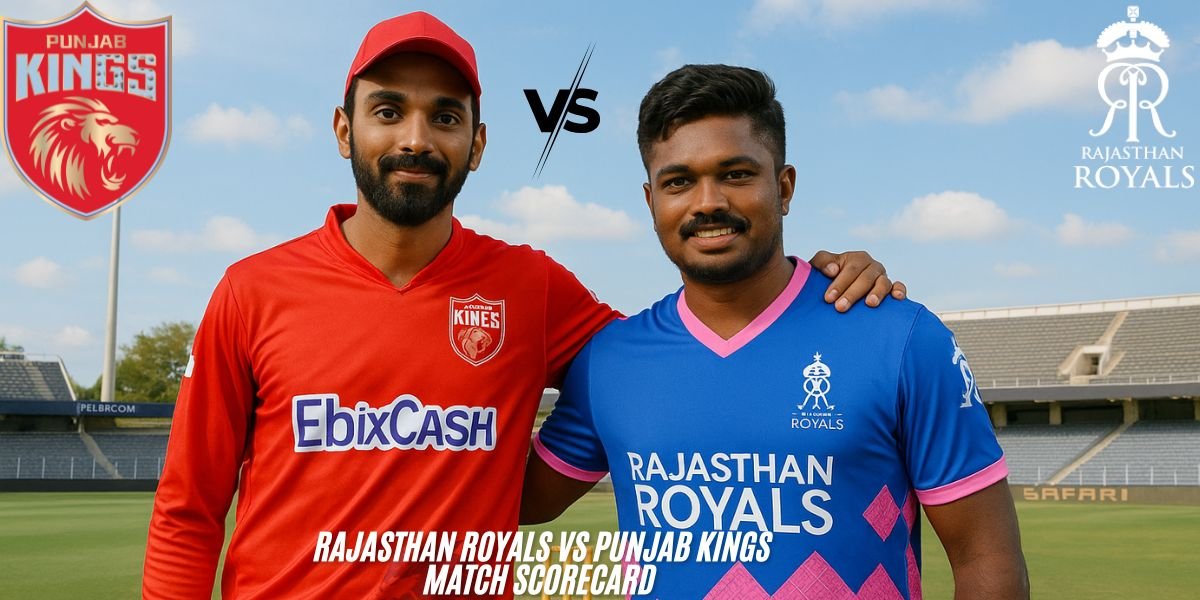 Rajasthan Royals vs Punjab Kings Match Scorecard 