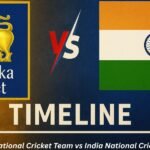 Sri Lanka National Cricket Team vs India National Cricket Team Timeline