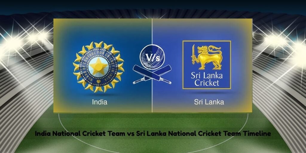 India National Cricket Team vs Sri Lanka National Cricket Team Timeline
