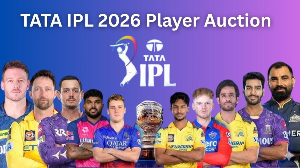 TATA IPL 2026 Player Auction