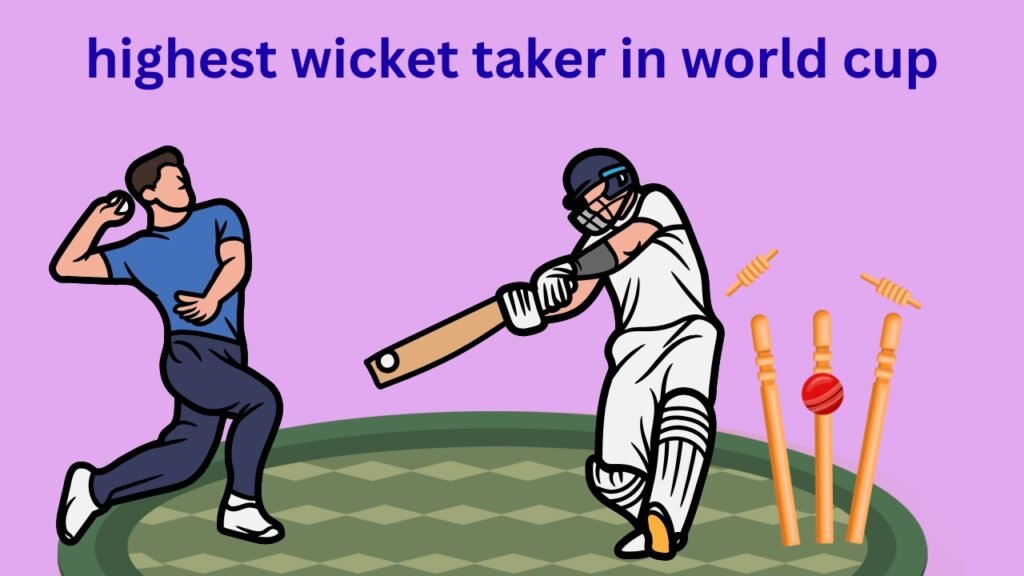 highest wicket taker in world cup